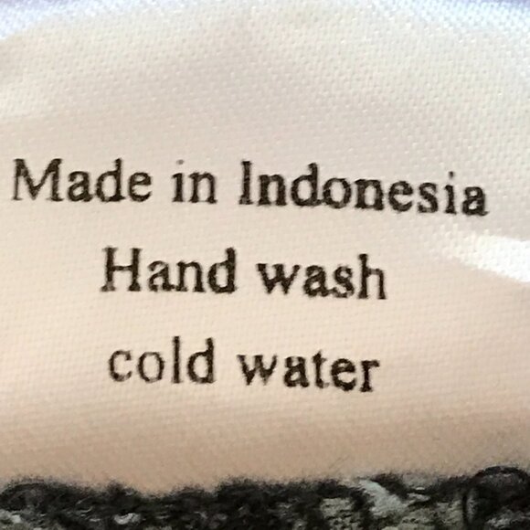 Kamohoalii Halter Top Women L Black Geometric Sleeveless Stretch Hawaiian 16526 - Picture 10 of 10